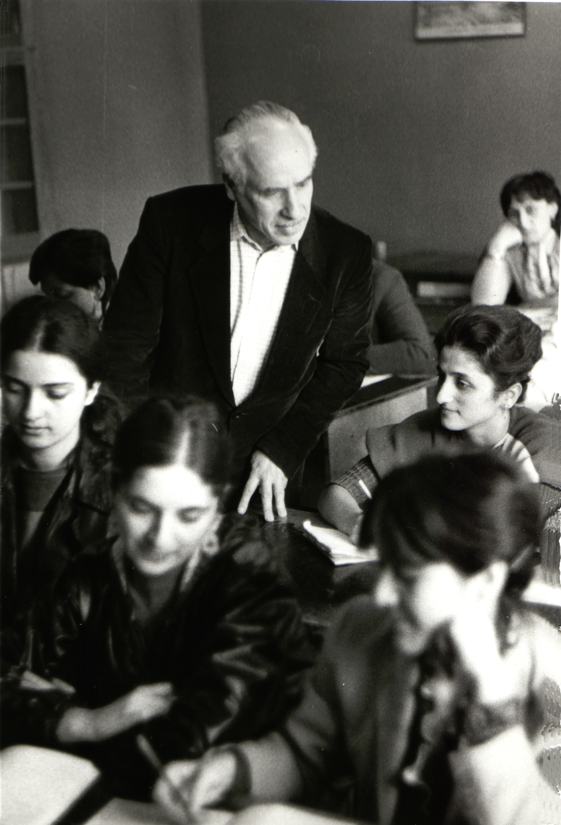 Грузия, на лекции со студентами, 1980-е годы