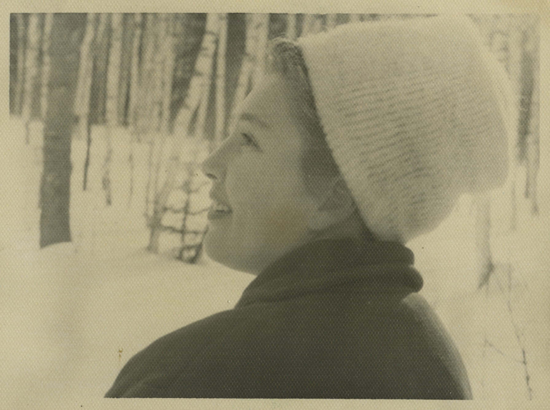 1963 г. В зимнем лесу на лыжне