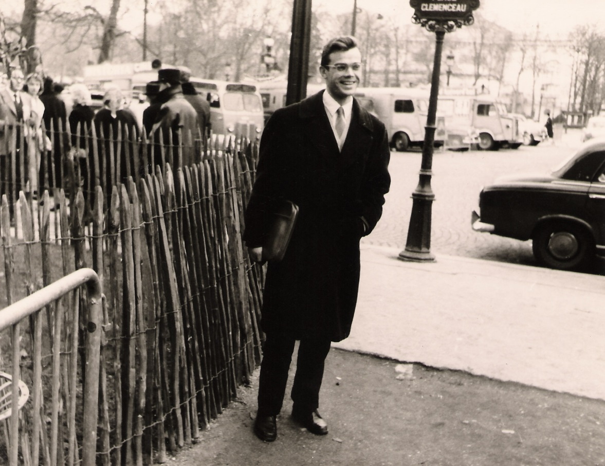 Ю.С. Степанов на стажировке в Париже, 1958