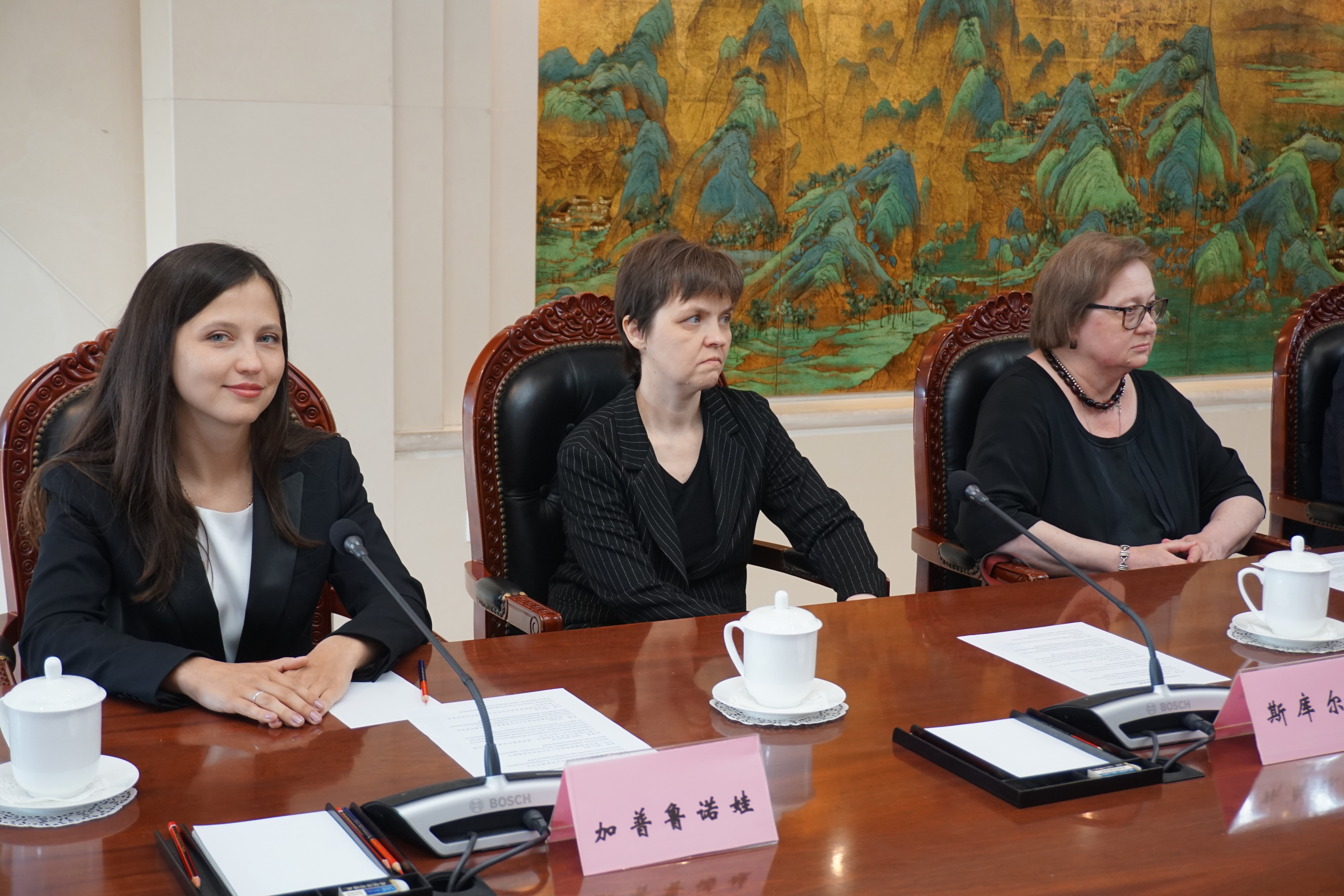 посещение Комитета по работе в области языка и письменности Министерства образования КНР
