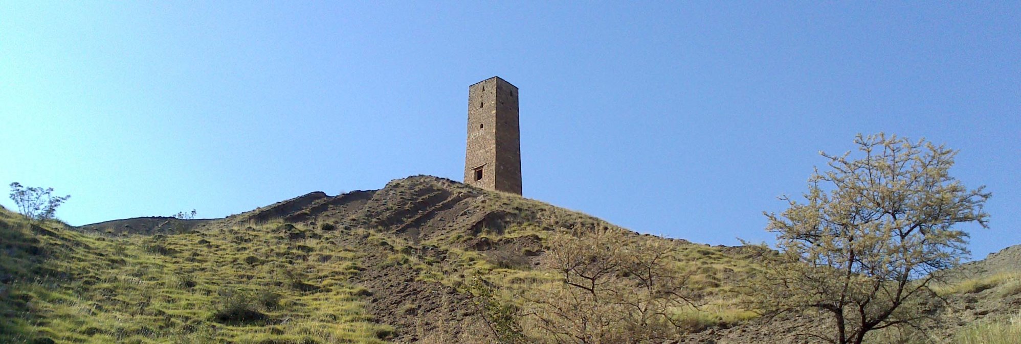 An old watchtower in the Muni village, Andi-speaking area, Daghestan